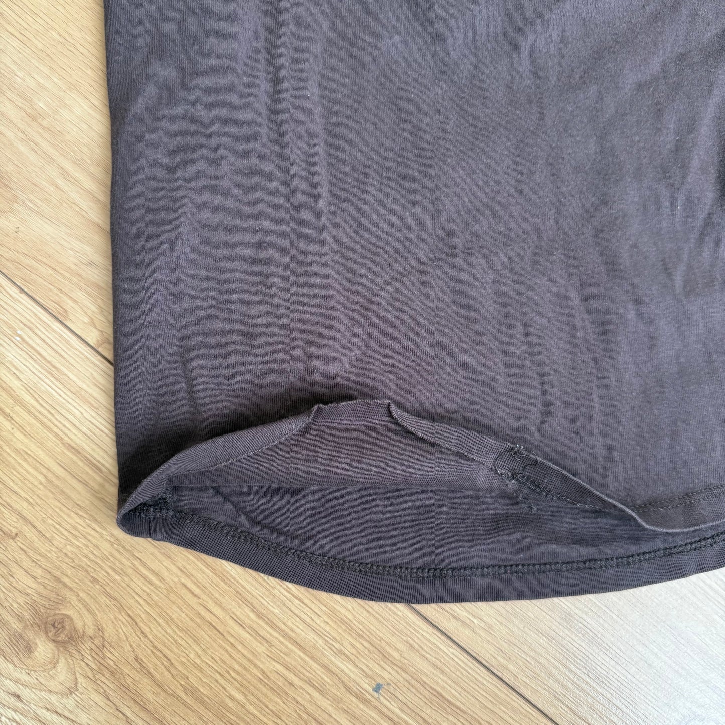 Brown bardot 3/4 sleeve top - Size S