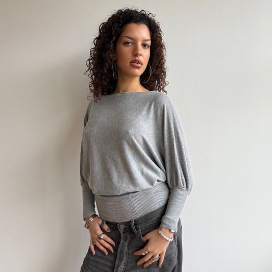 Grey slouchy knit - Size M