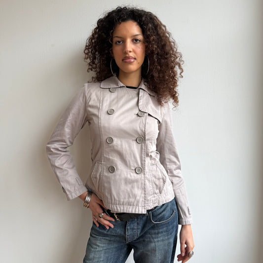 Beige trench peacoat - Size S
