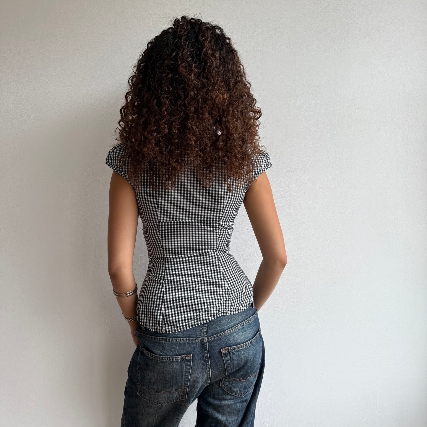 Miss Sixty gingham top - Size XS