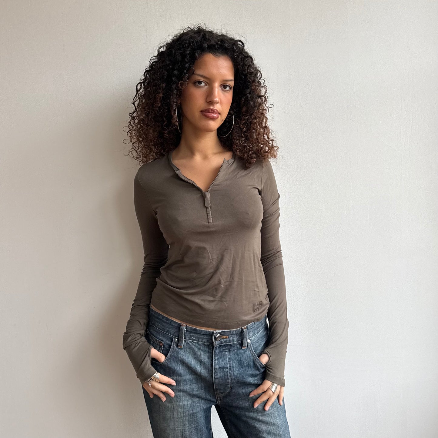 Cop Copine zip top - Size S