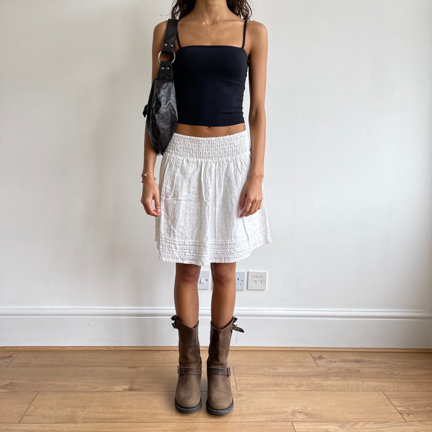 White boho skirt - Size S
