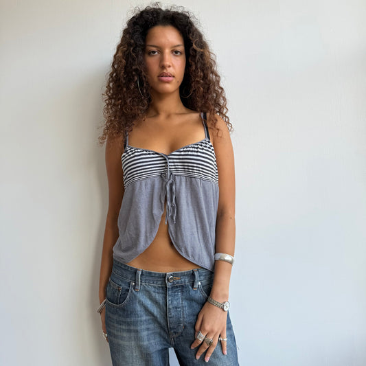 Cop Copine stripe open front top - Size S
