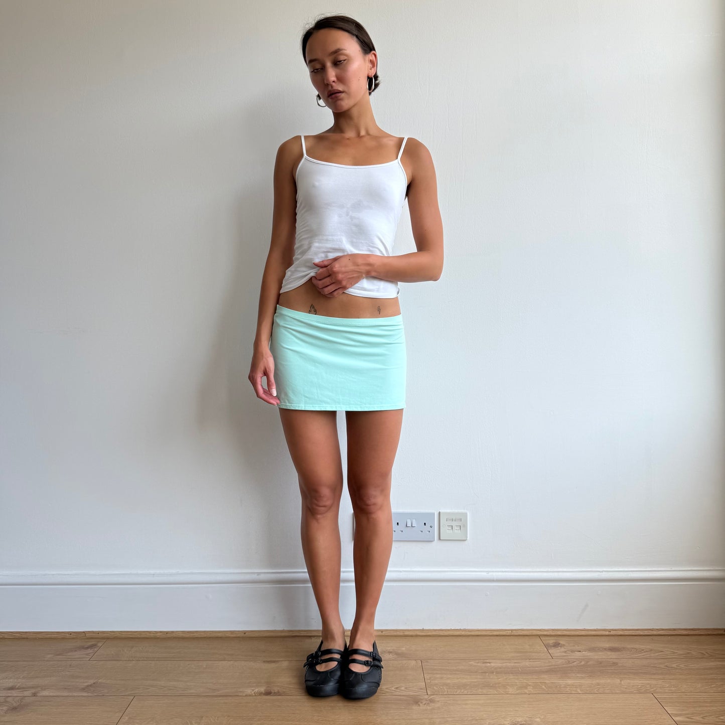 Turquoise Calvin Klein swim skirt - Size S