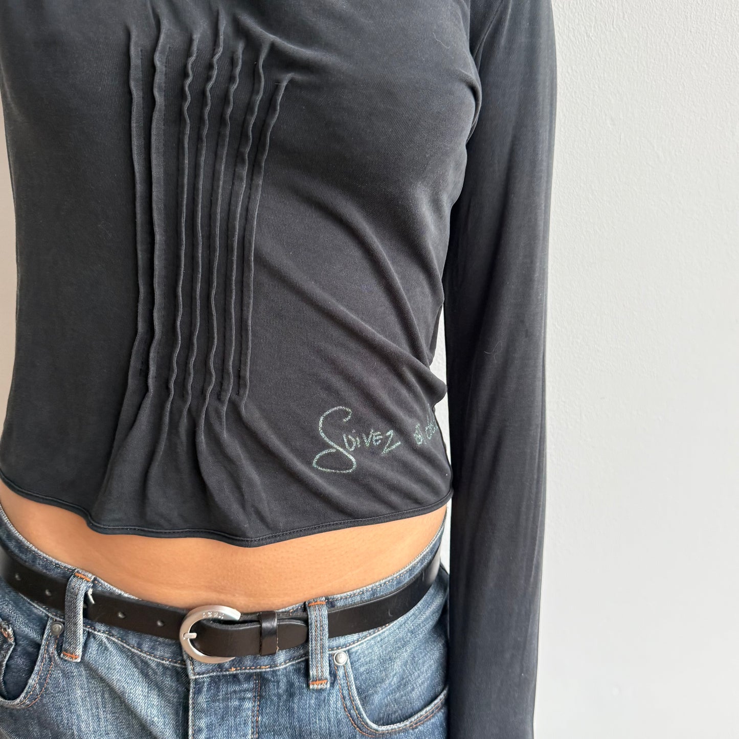 Cop Copine charcoal top - Size S