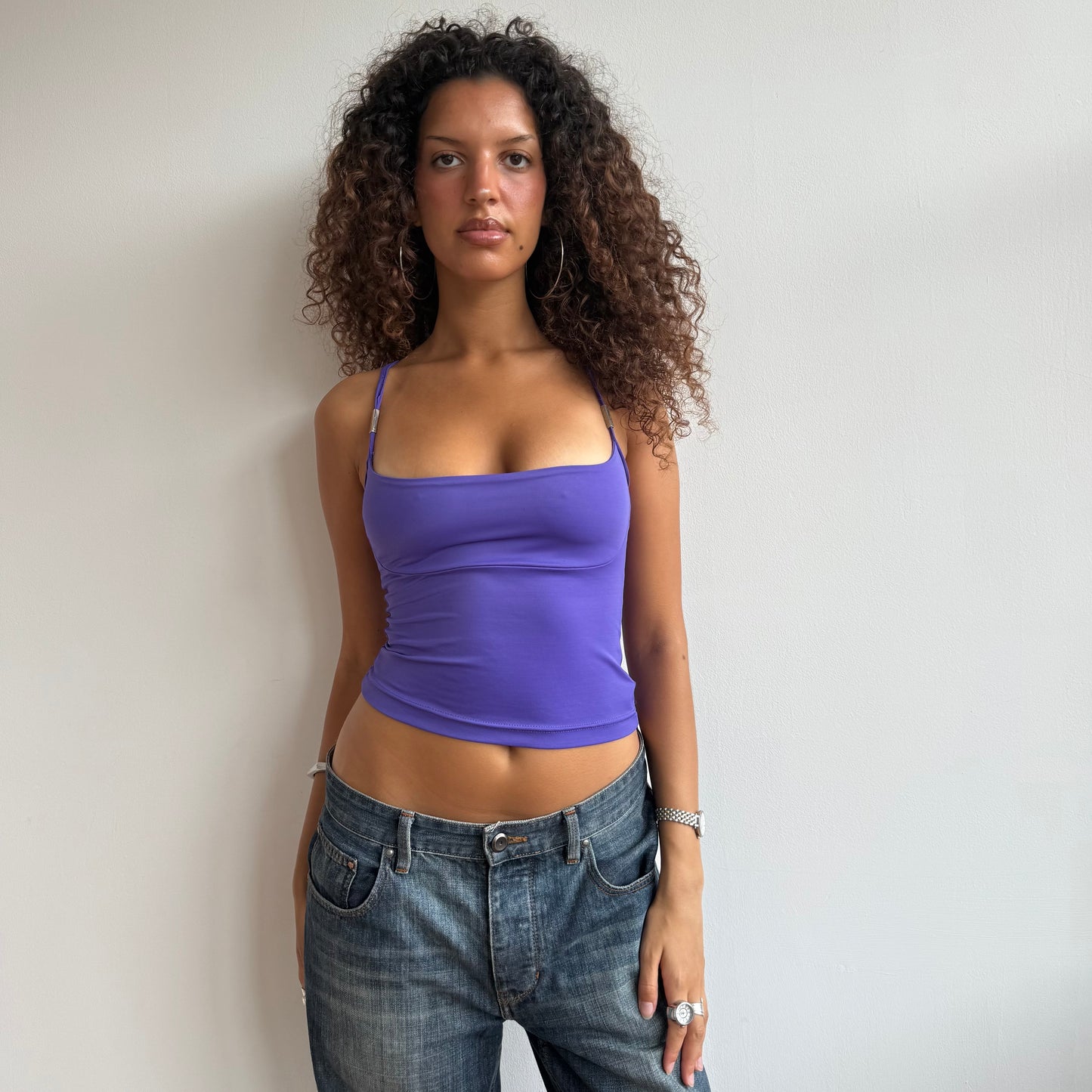 Purple slinky cami - Size XS