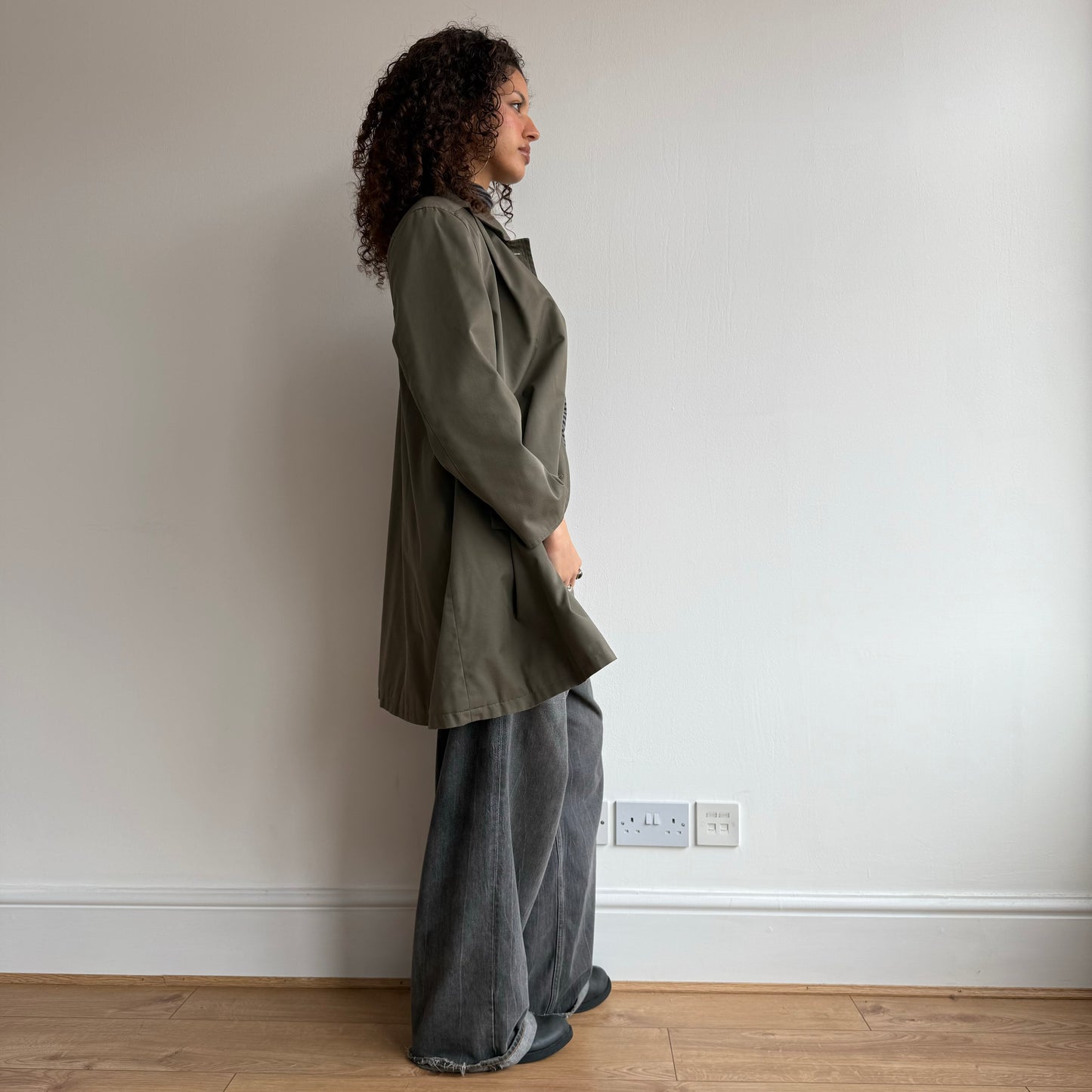 Khaki trench - Size M