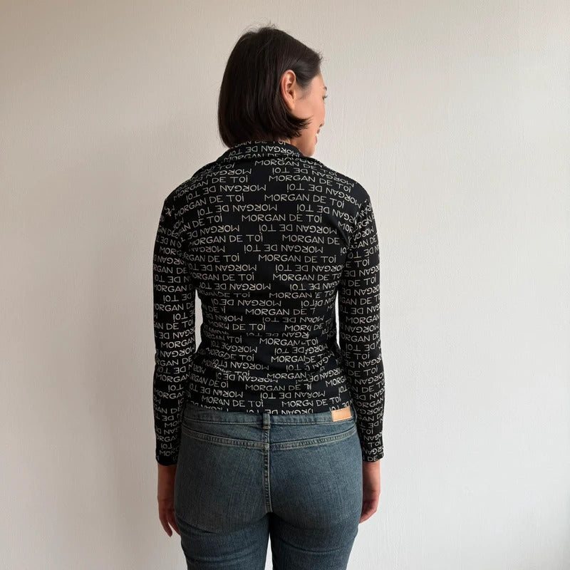 Morgan de toi monogram shirt - Size S
