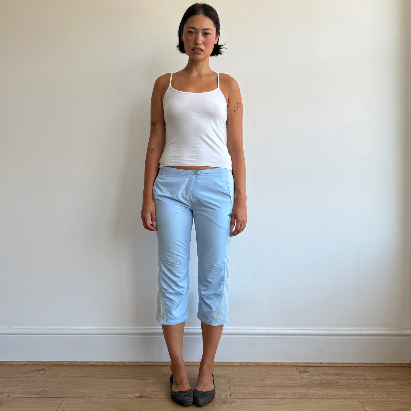 Blue Adidas capris - Size S