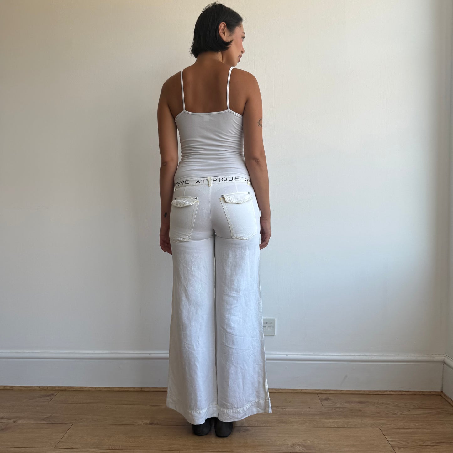 Cop Copine white linen trousers - Size M