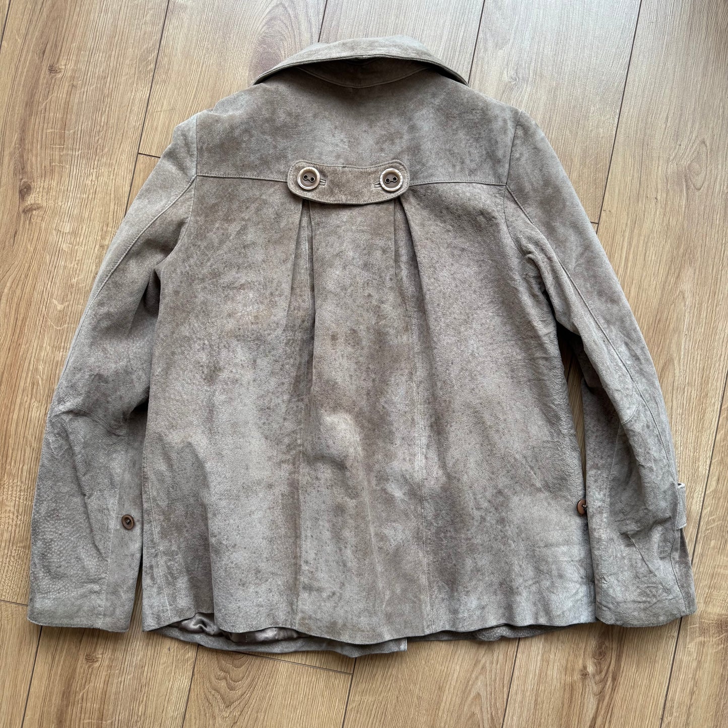Tan suede peacoat - Size M