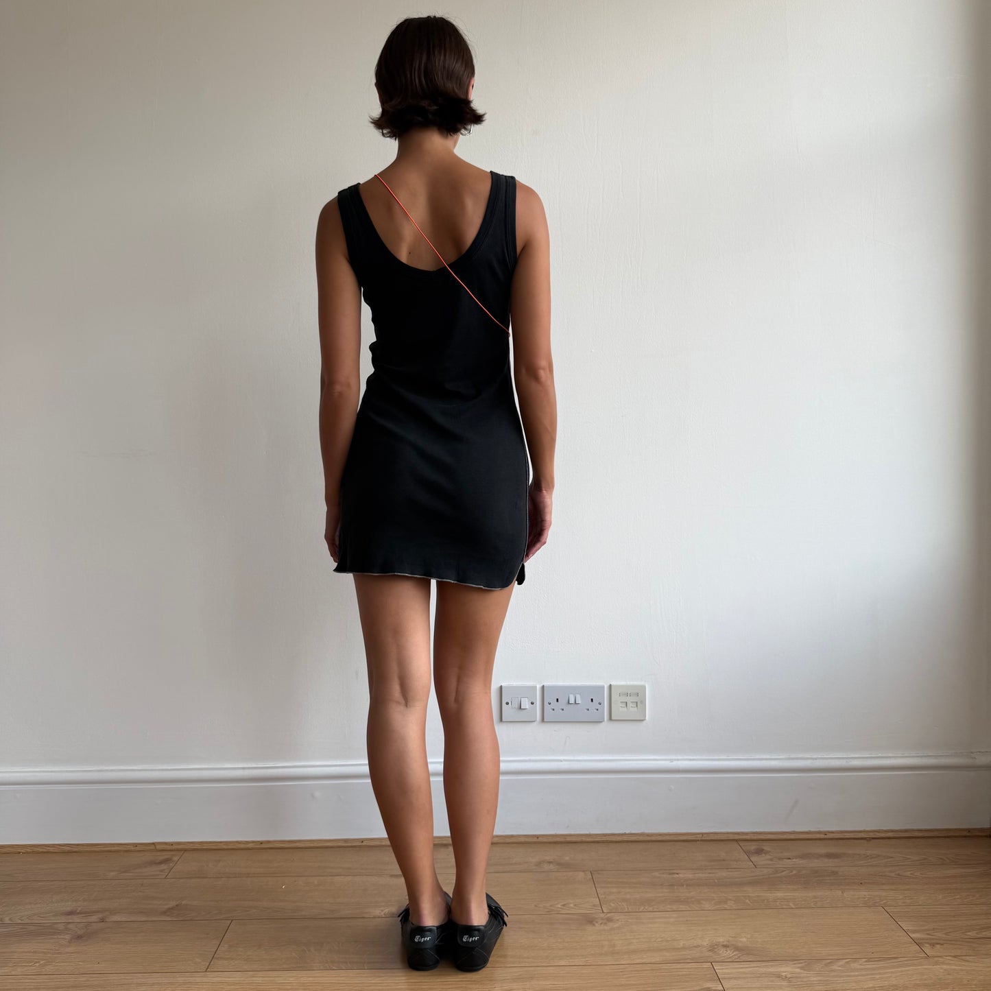 Cop Copine black graphic mini dress - Size S