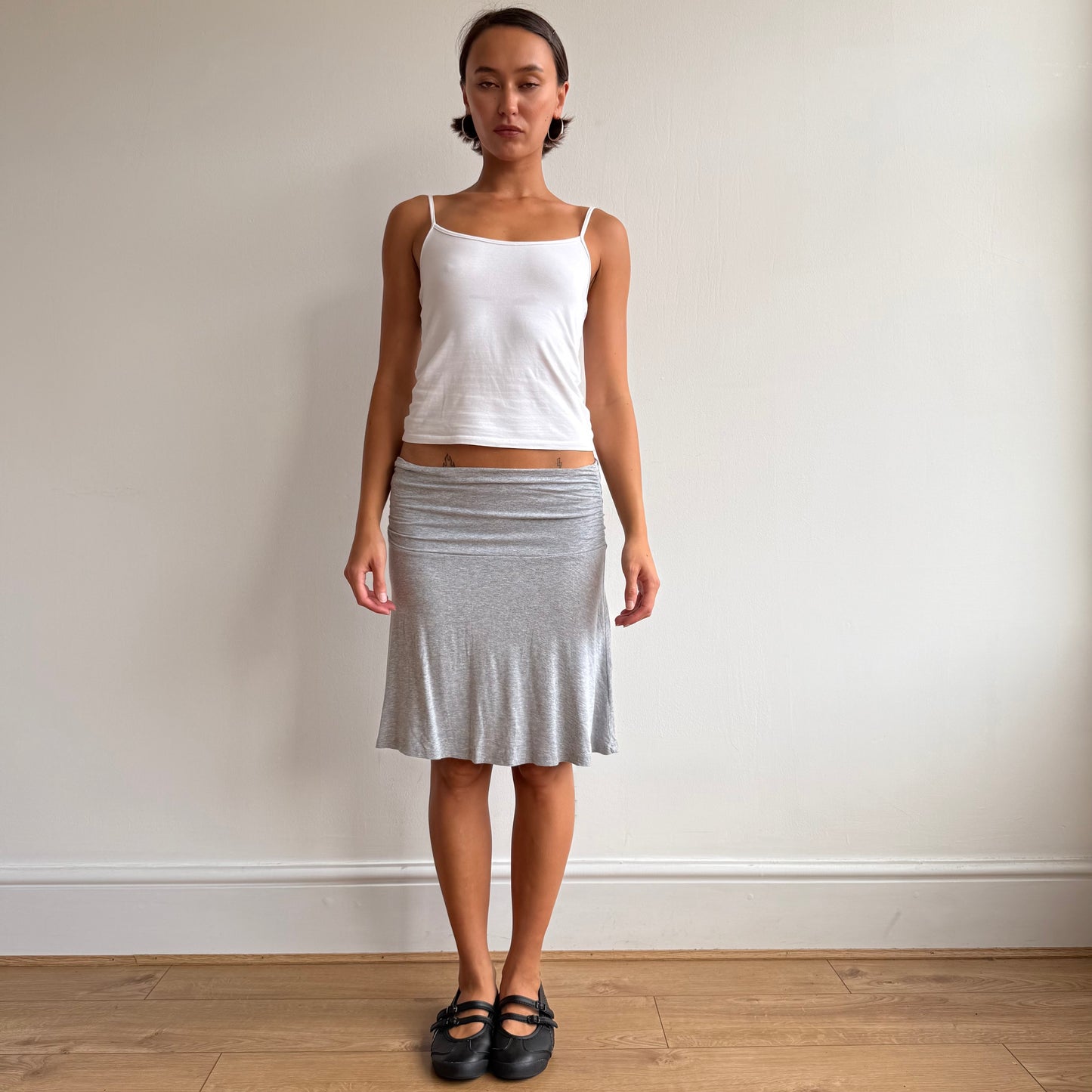 Grey midi skirt - Size S