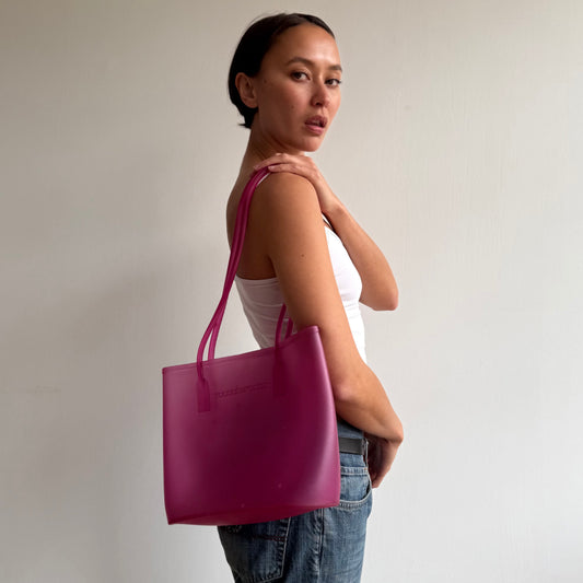 Hot pink jelly bag - One Size