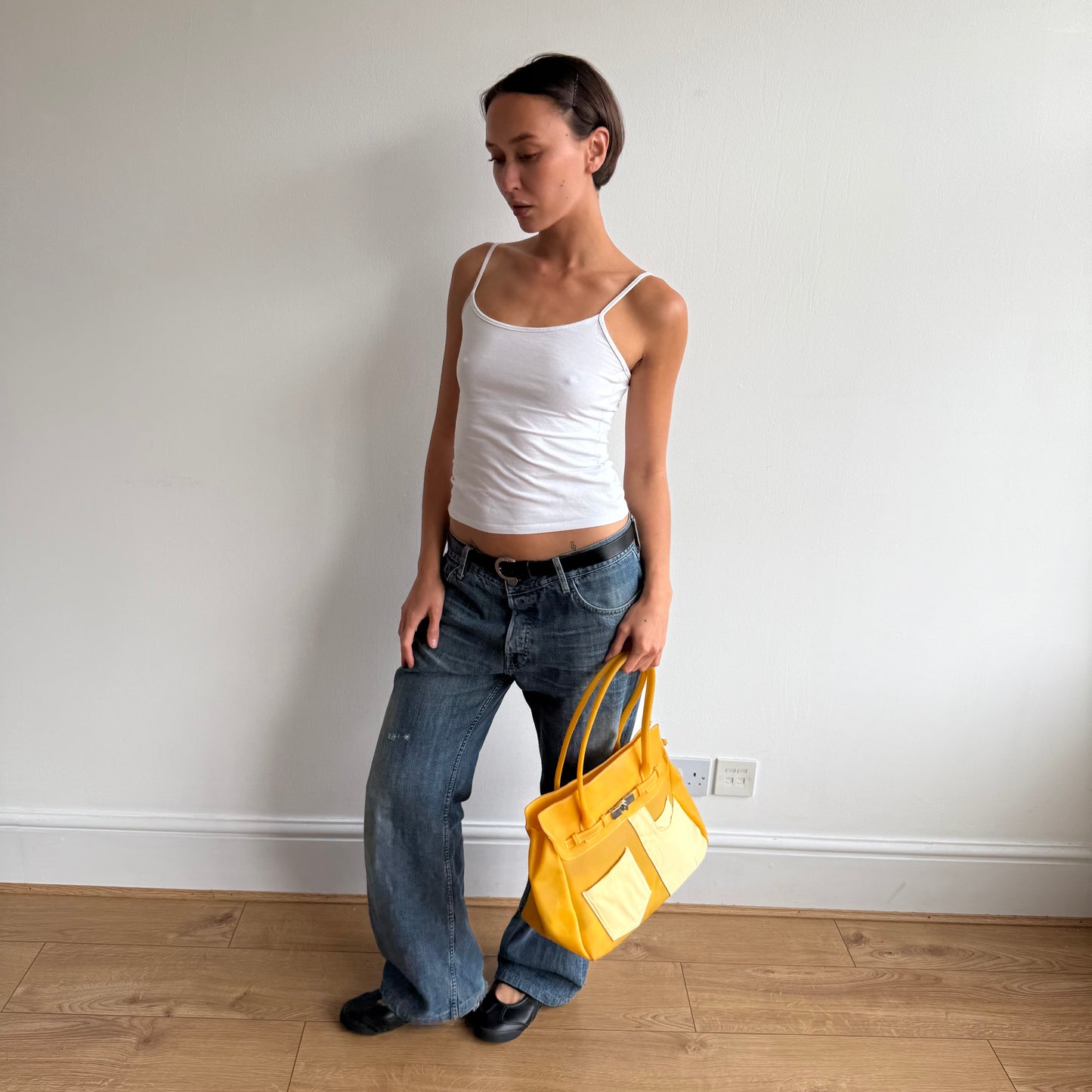 Orange jelly ‘firkin’ bag - One Size