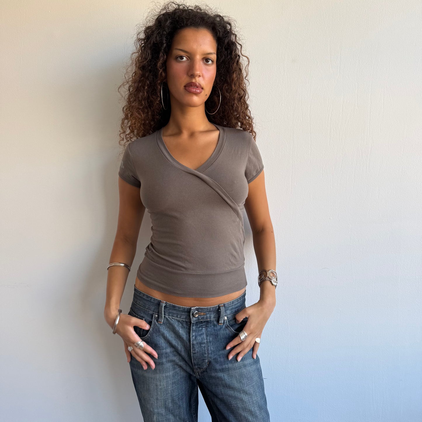 Brown wrap Bench top - Size S