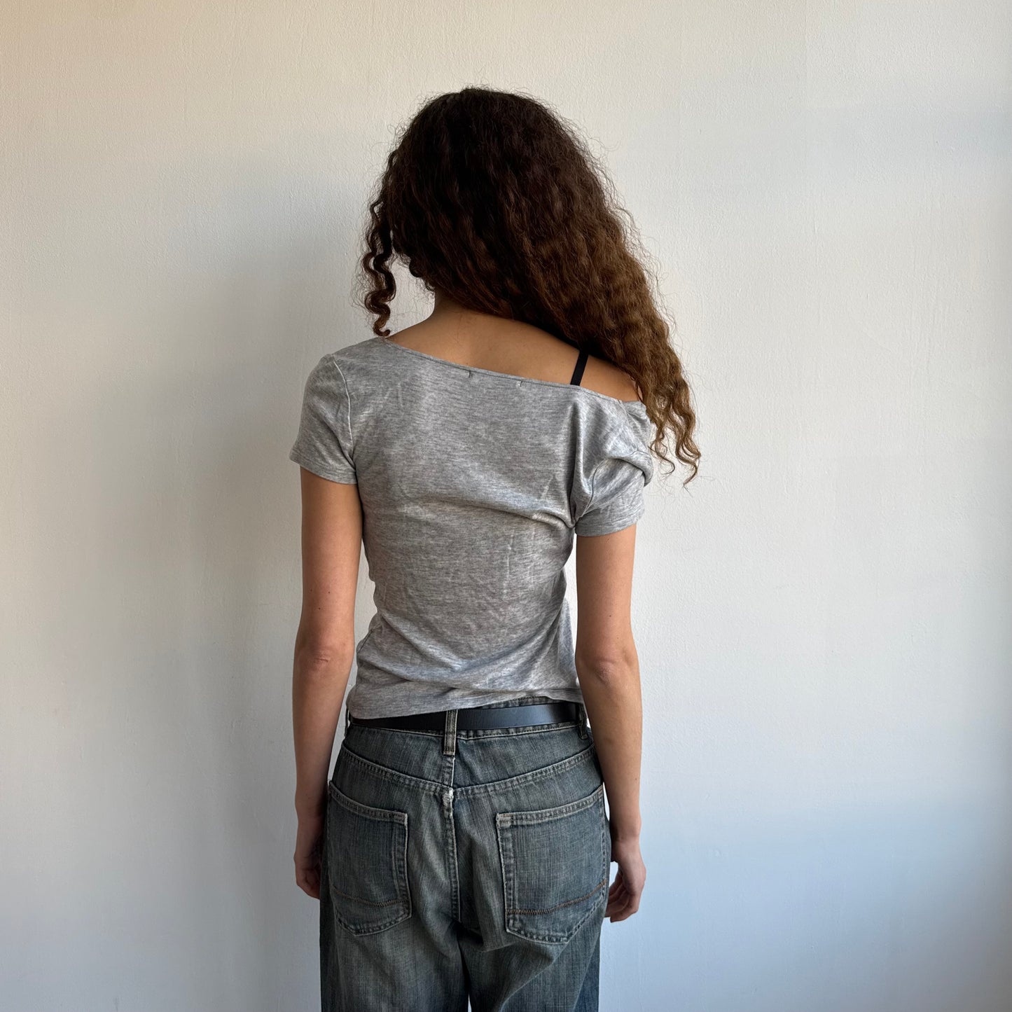 Grey slouchy t-shirt - Size S