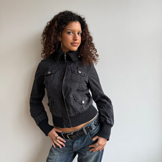Black cargo jacket - Size S