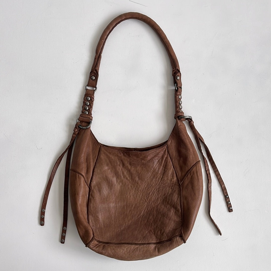 Brown cross-body bag - OS