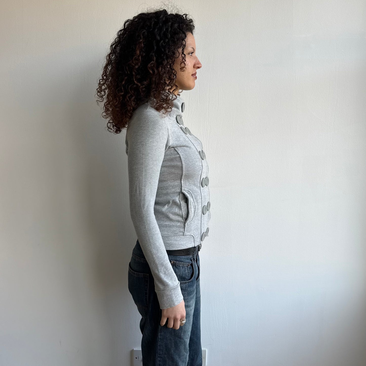 Grey peacoat jumper - Size S