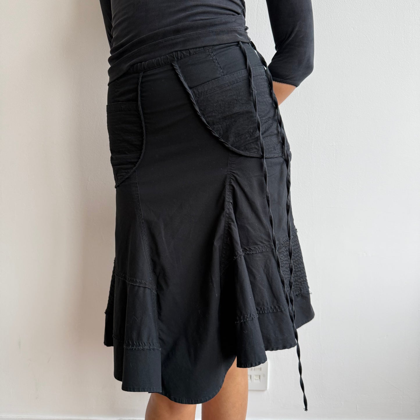 Black archival skirt - Size XS