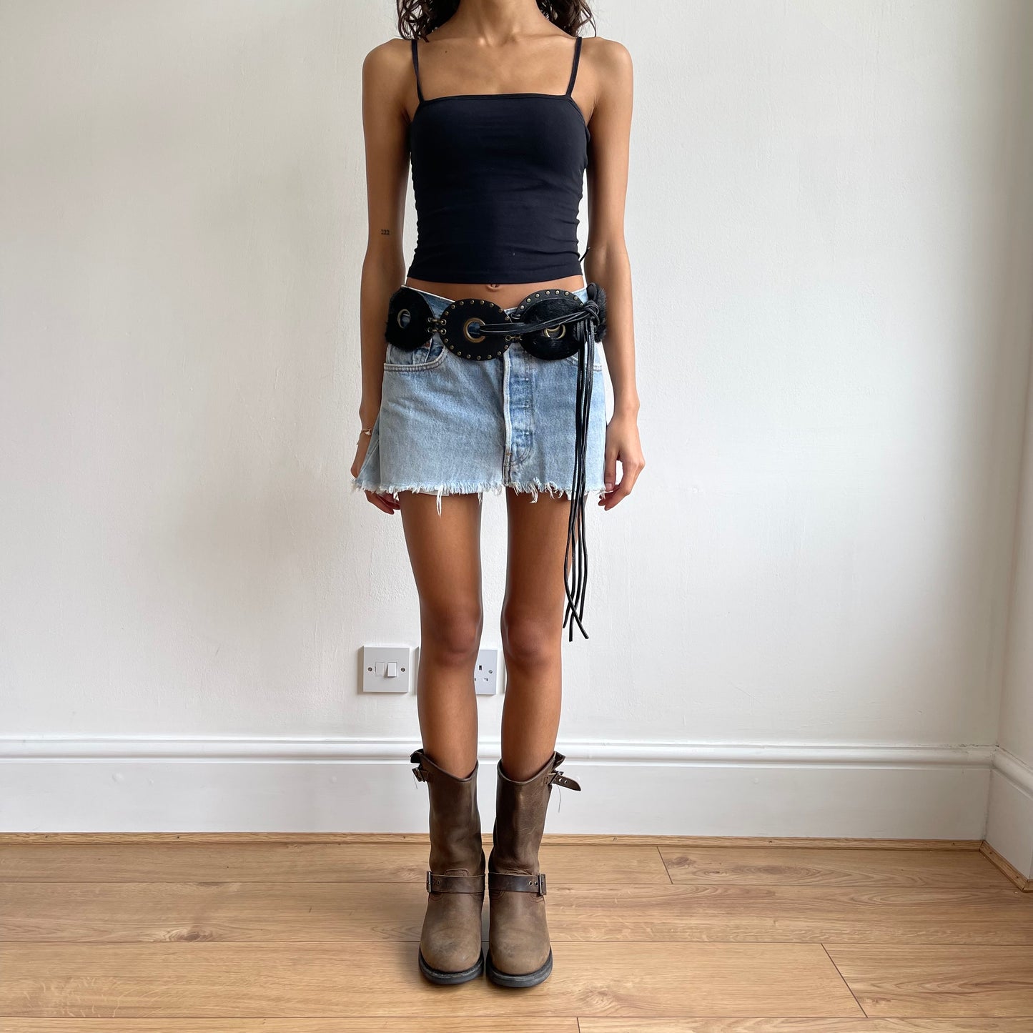 Levis denim mini skirt - Size S
