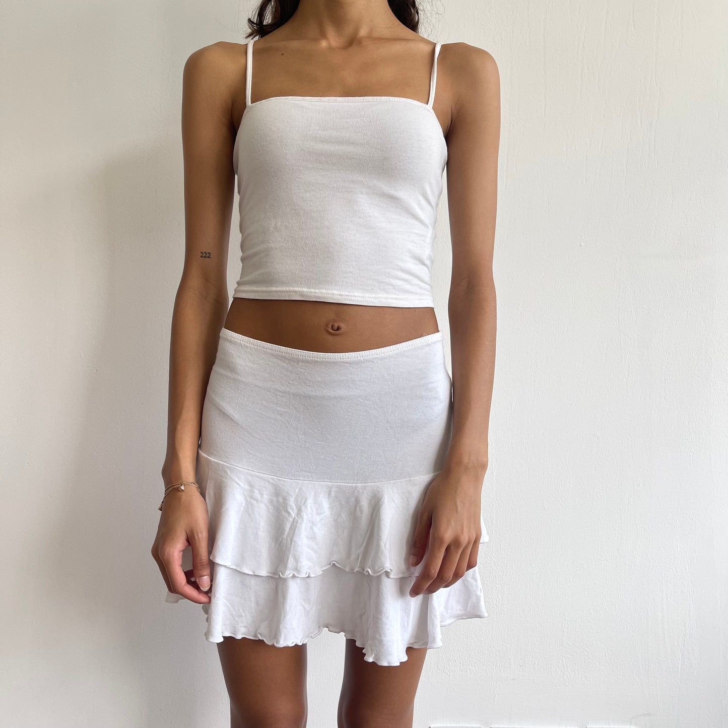 White rara mini skirt - Size M
