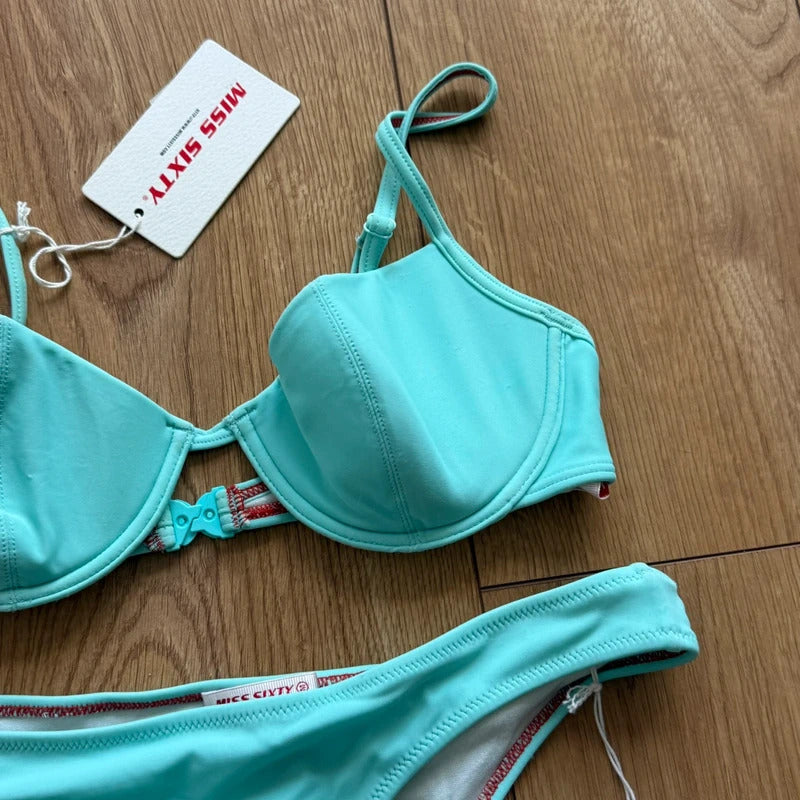 BNWT Miss Sixty turquoise Bikini - Size S