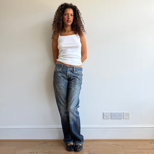 Blue ‘Energie’ 90’s jeans - Size M