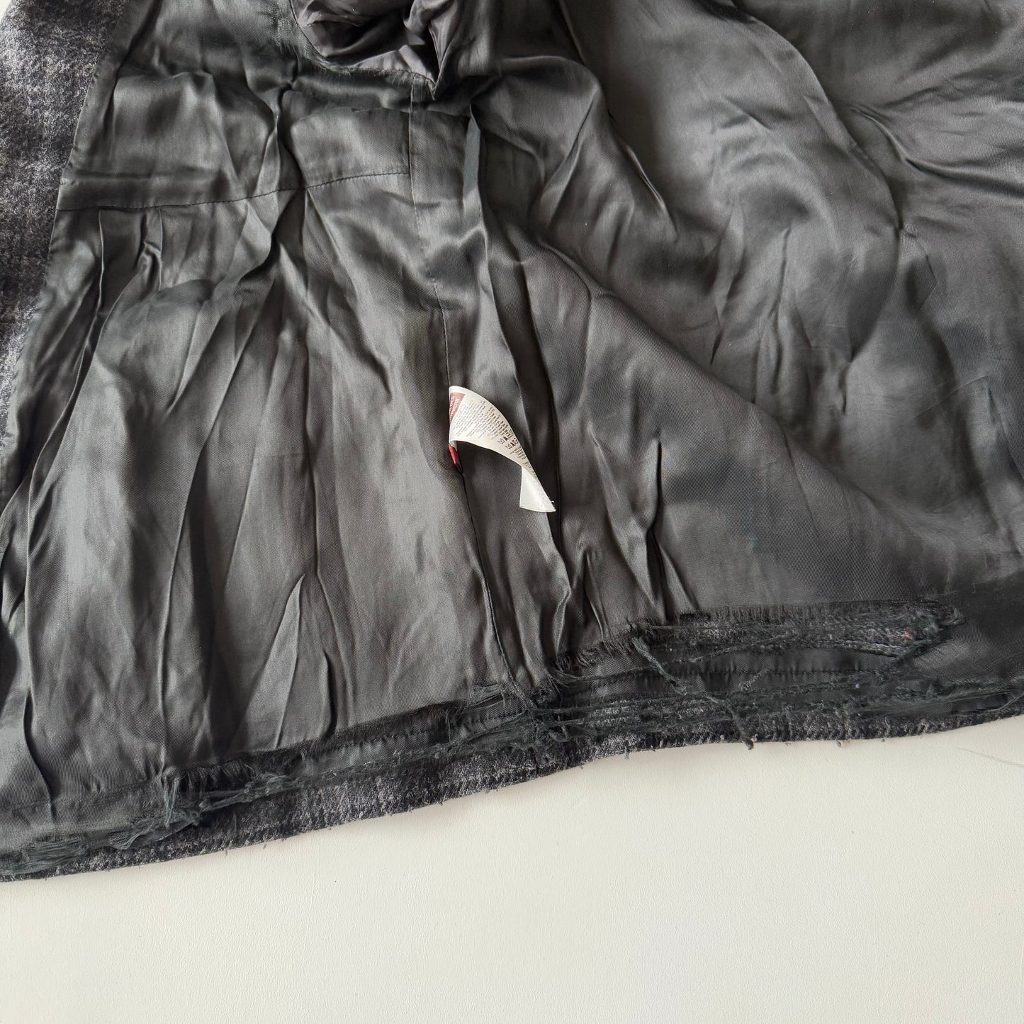 Tartan peacoat - Size S (2)