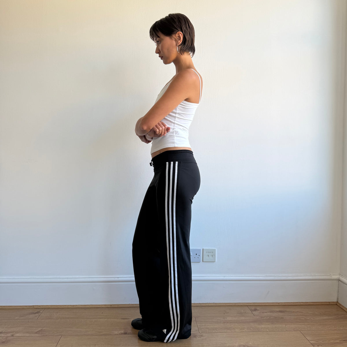 Adidas toggle waist yoga pants - Size S