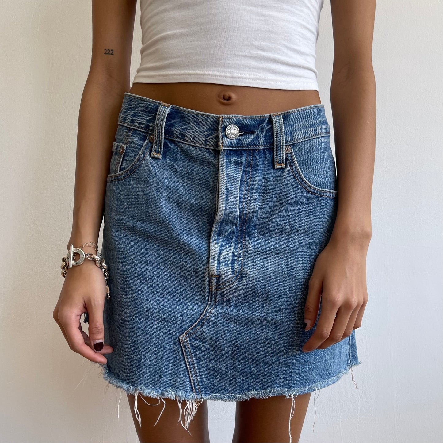 Levis denim mini skirt - Size M