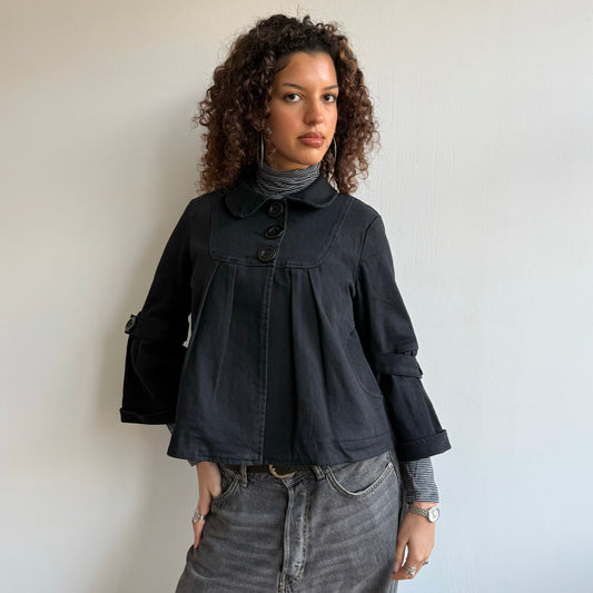 Black peacoat - Size S