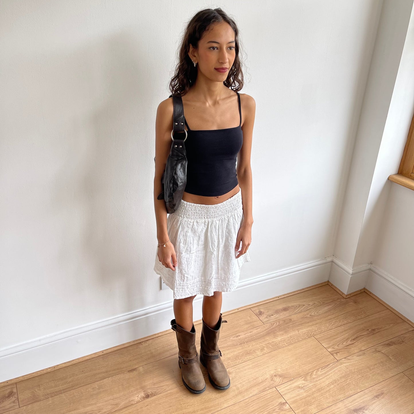 White boho skirt - Size S