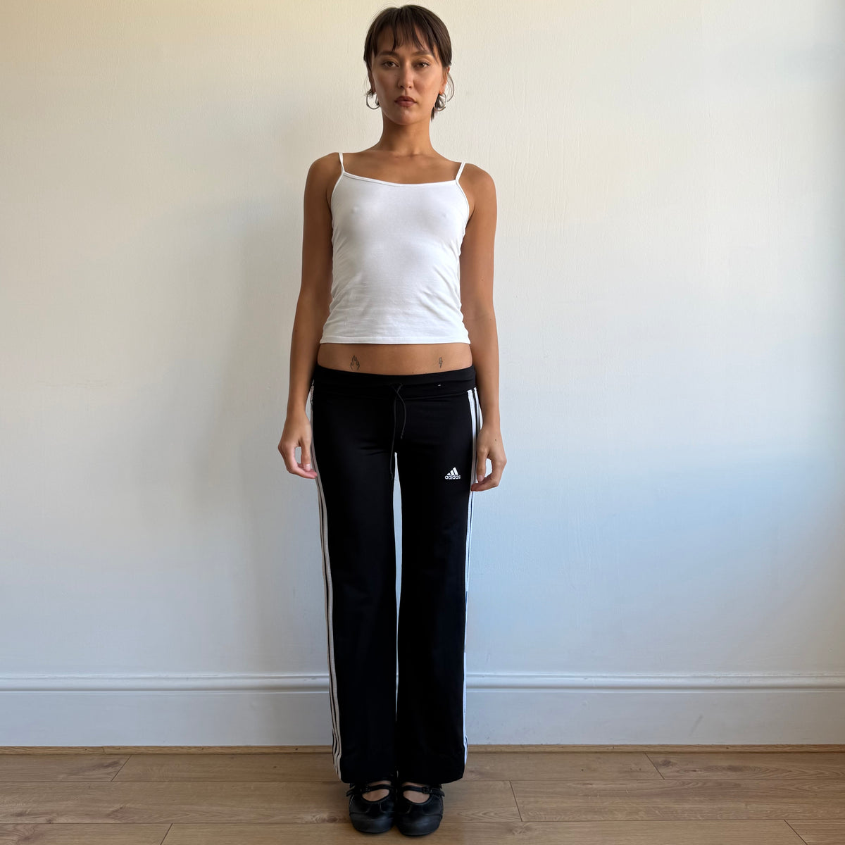 Black Adidas flared yoga pants - Size XS + XS/S