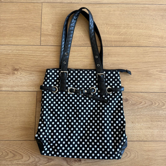 Polka dot tote bag