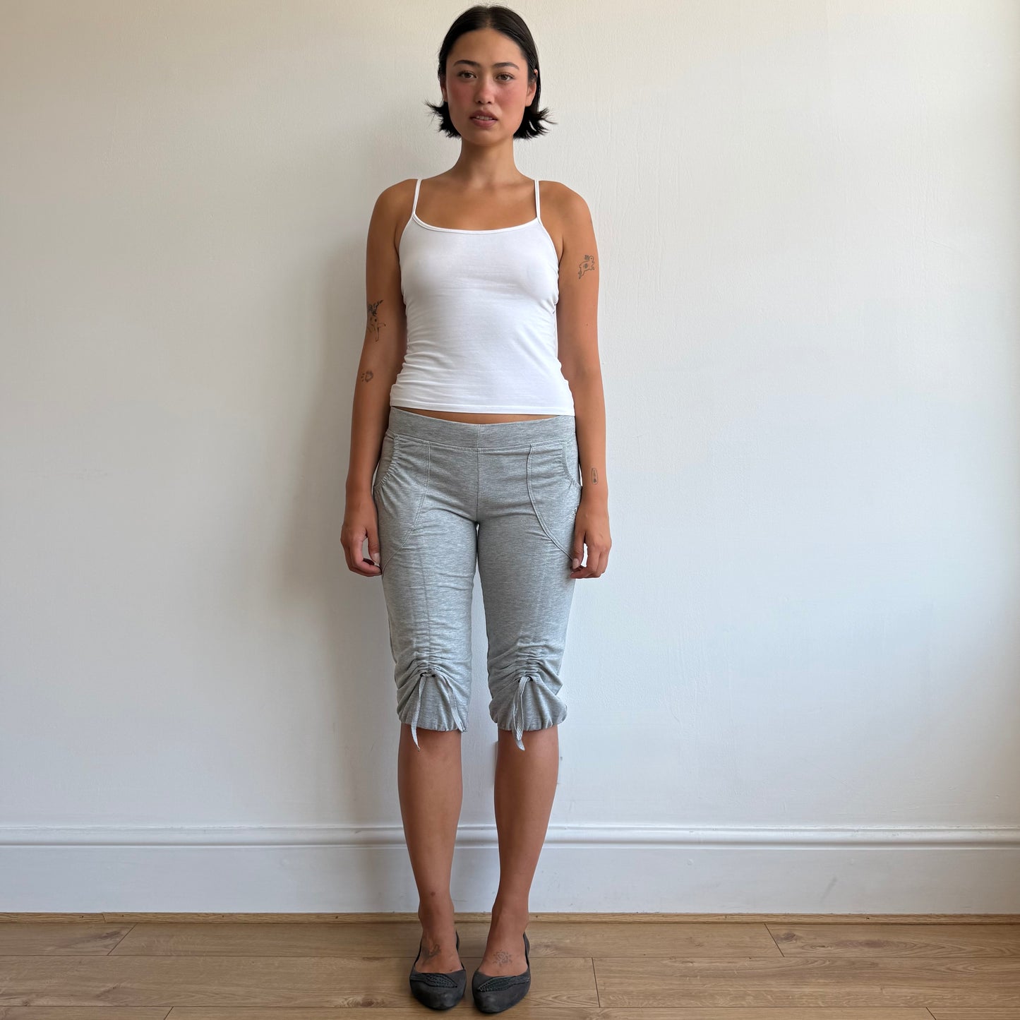 Grey Adidas bubble capris - Size M