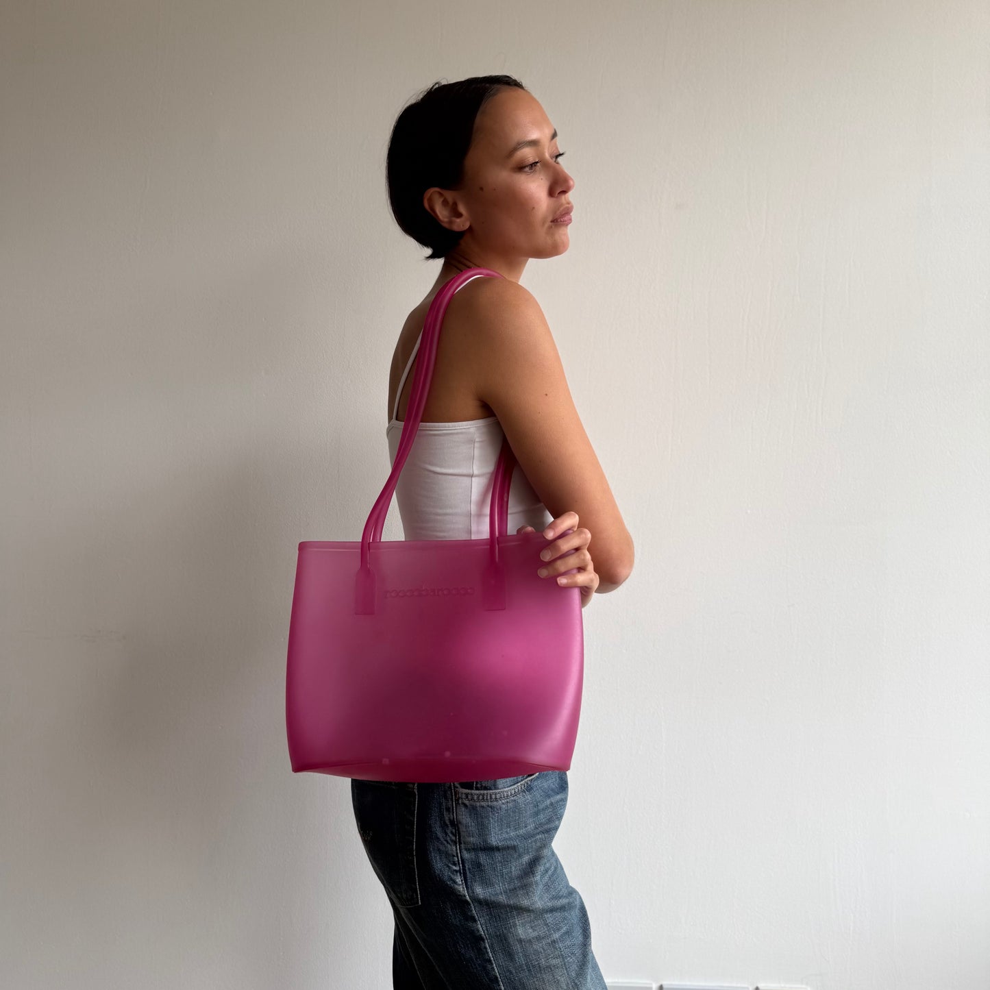 Hot pink jelly bag - One Size