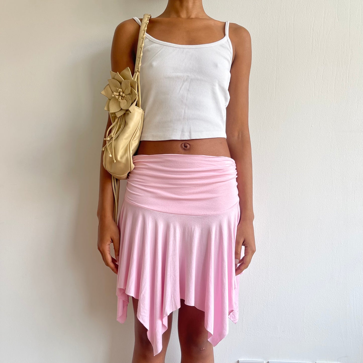 Pink asymmetric fairy skirt - Size S