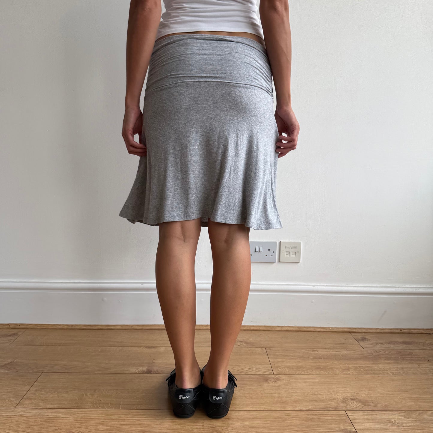 Grey midi skirt - Size S