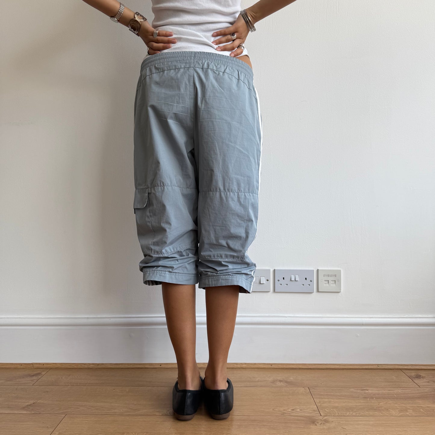 Grey Adidas capris - Size S