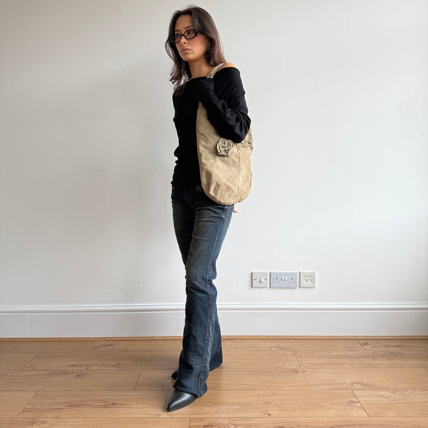Flower shoulder bag - OS