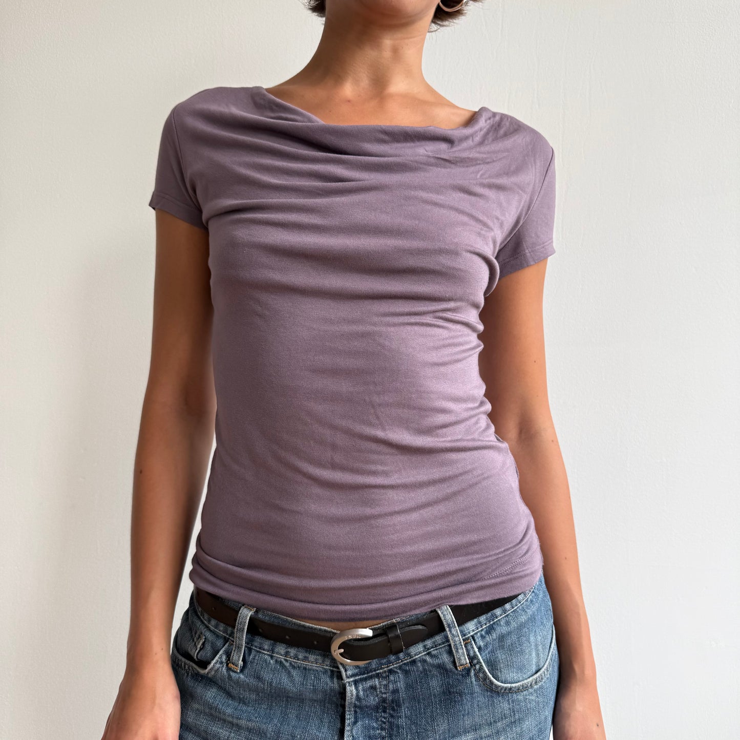 Mauve slouchy T-shirt - Size S