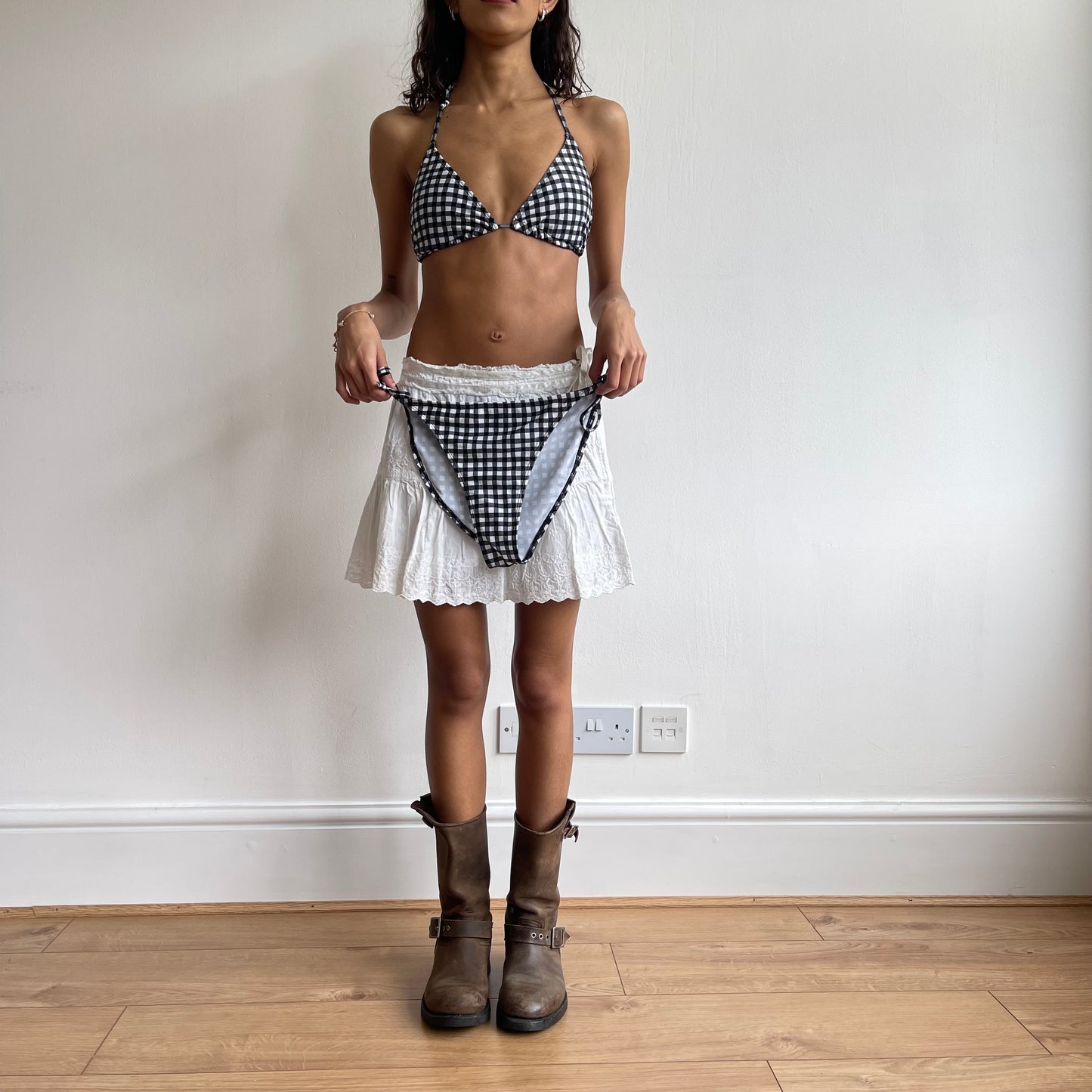 Gingham bikini set - Size M