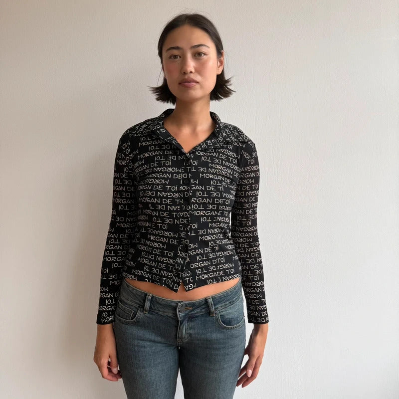 Morgan de toi monogram shirt - Size S