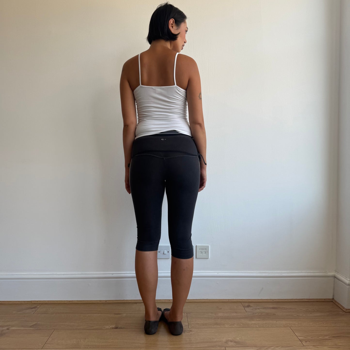 Adidas tie side capris - Size XS