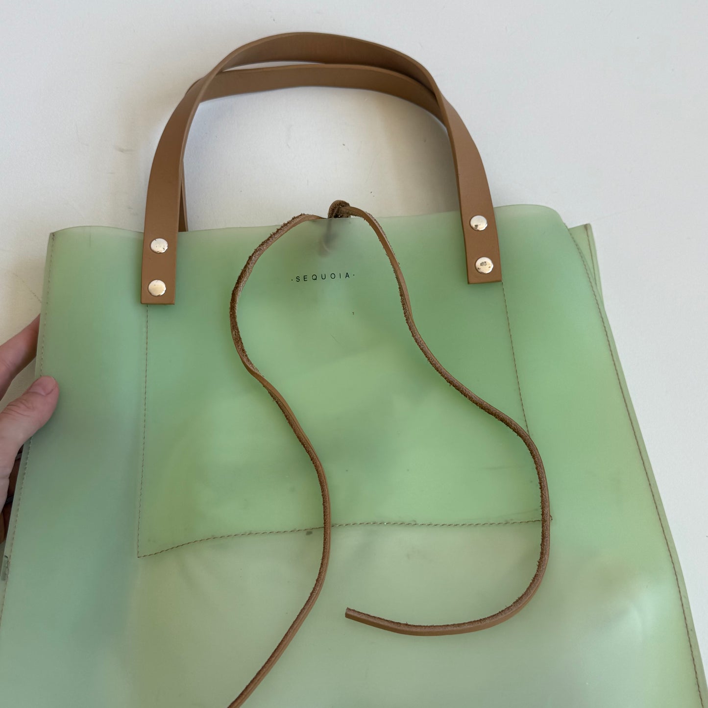 Mint jelly tote bag - One Size