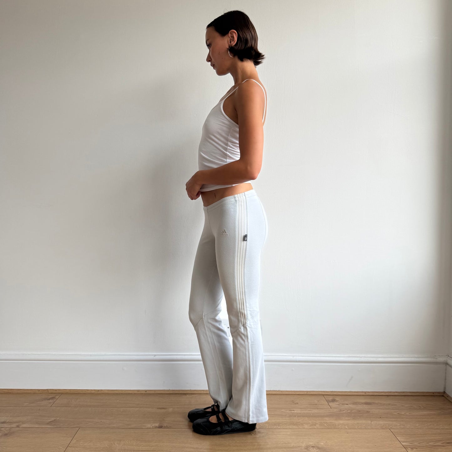 Baby blue Adidas flared yoga pants - Size XS