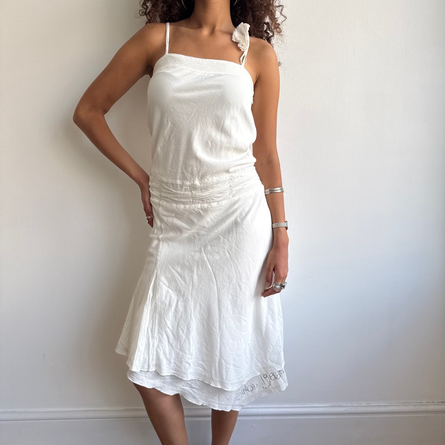 Cop Copine white maxi dress - Size S