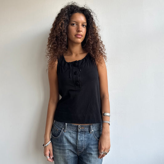 Cop Copine black hood top - Size S